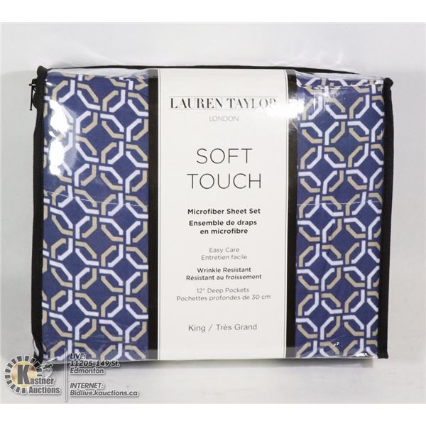NEW KING SIZE MICROFIBER SHEET SET