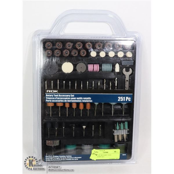 NEW 251PC ROTARY TOOL ACCESSORY KIT