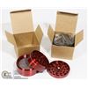 Image 1 : LOT OF TWO NEW HERB GRINDERS