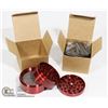 Image 1 : LOT OF TWO NEW HERB GRINDERS