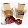 Image 1 : LOT OF TWO NEW HERB GRINDERS