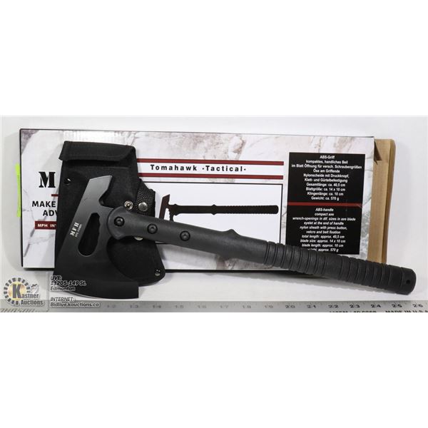 NEW MFH TACTICAL TOMAHAWK WITH SHEATH