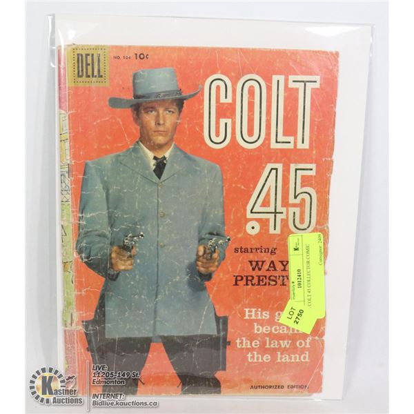 1958 COLT 45 COLLECTOR COMIC