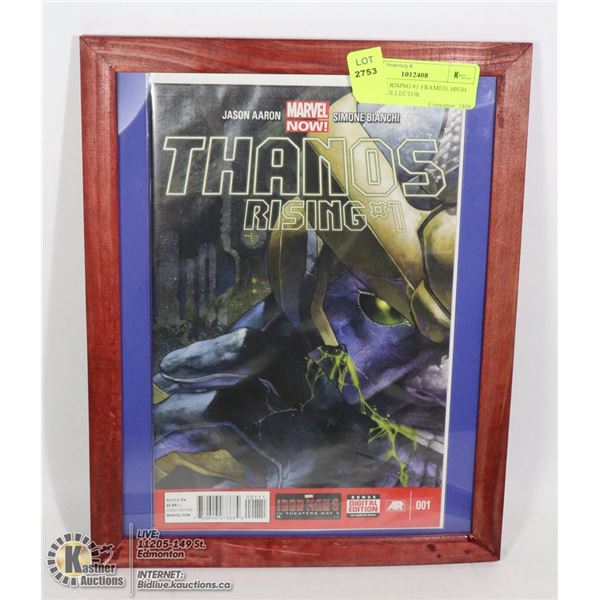 THANO?S RISING #1 FRAMED, HIGH GRADE COLLECTOR