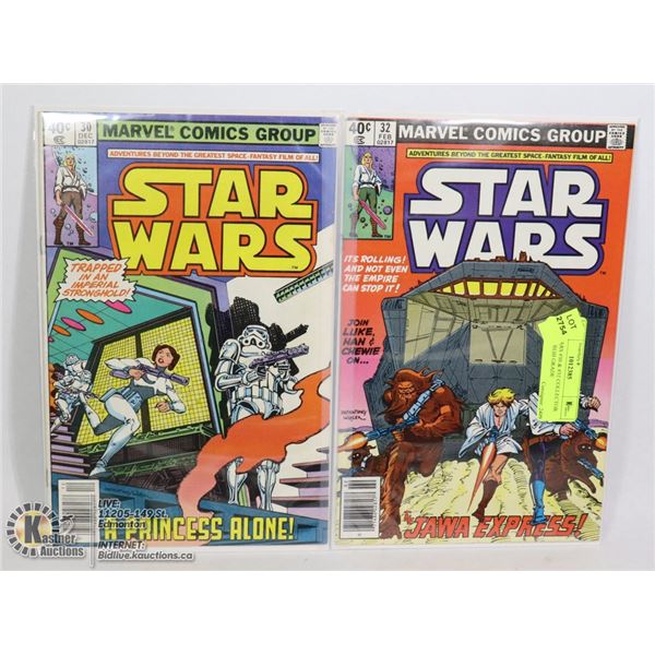 STAR WARS #30 & #32 COLLECTOR COMICS HIGH GRADE