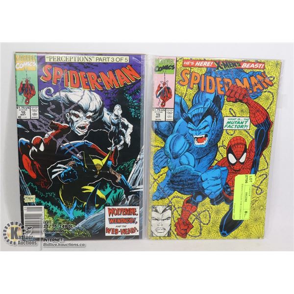 SPIDERMAN COLLECTOR COMICS #10 & #15