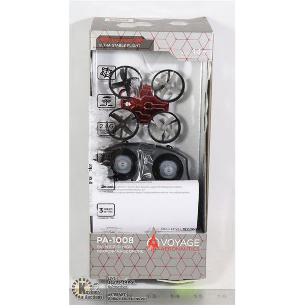 VOYAGE AERONAUTICS RECHARGEABLE DRONE W/