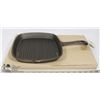 Image 1 : NEW 9" X 9" SQUARE CAST IRON SKILLETS