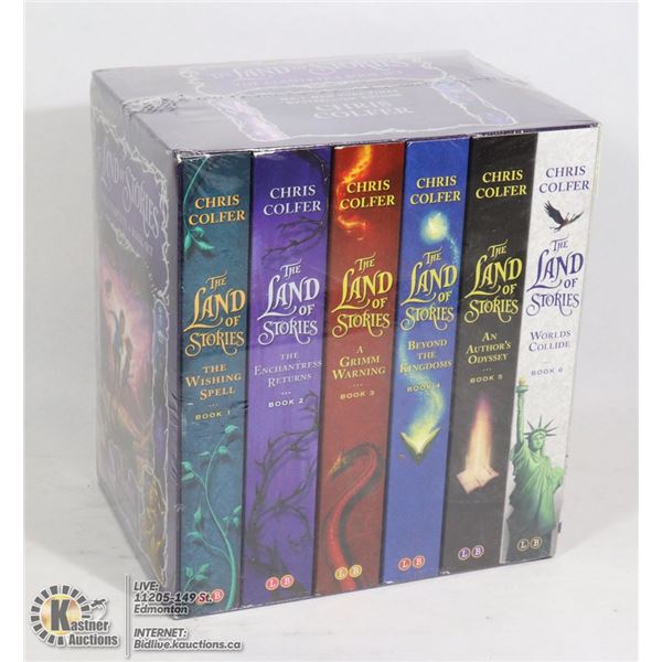 NEW SEALED 6 BOOK "THE LAND OF STORIES" SET