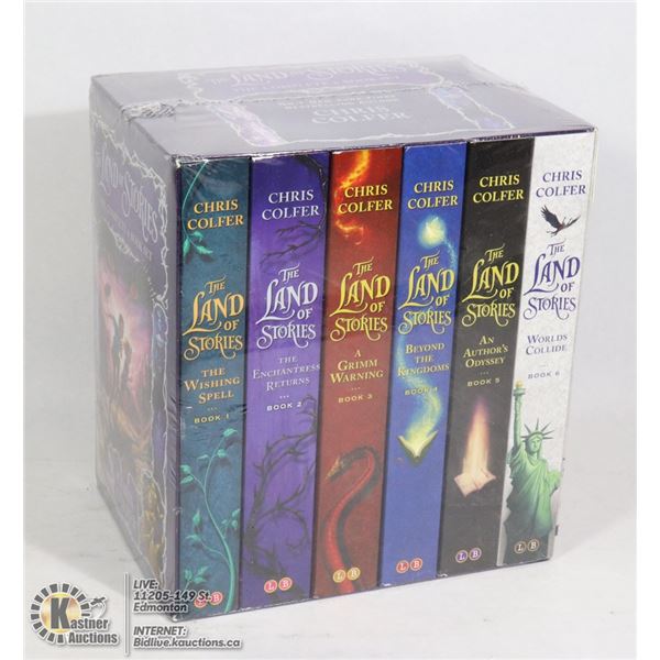 NEW SEALED 6 BOOK "THE LAND OF STORIES" SET