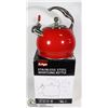 Image 1 : RED STAINLESS STEEL KETTLE