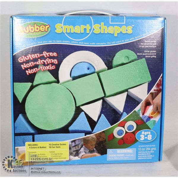 NEW- - SMART SHAPES- BUBBER-
