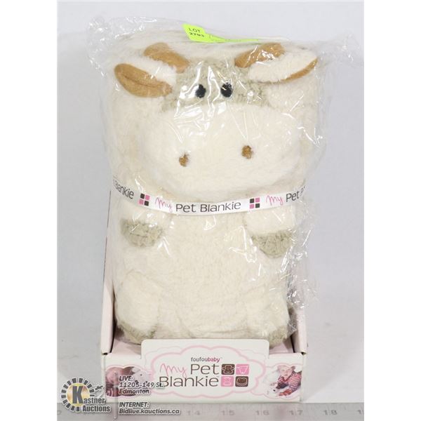 NEW- MY PET BLANKIE -CREAM