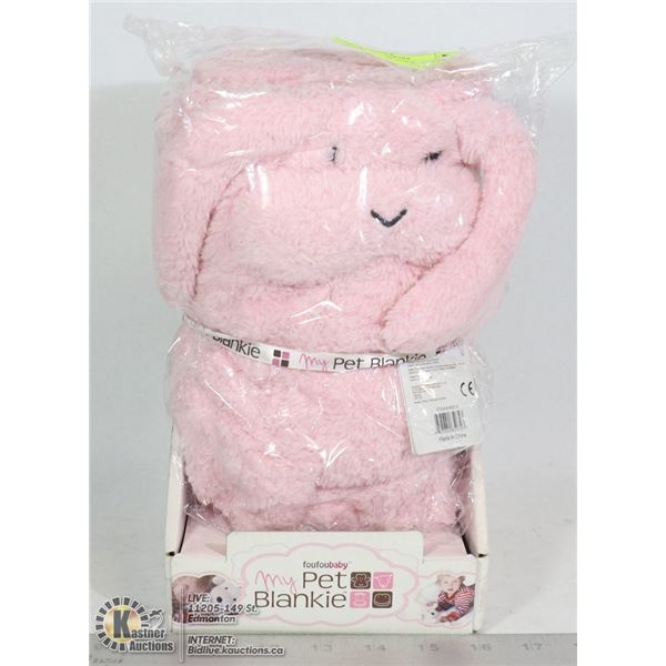 NEW- MY PET BLANKIE -PINK