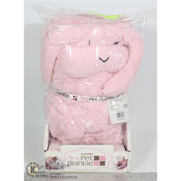 NEW- MY PET BLANKIE -PINK