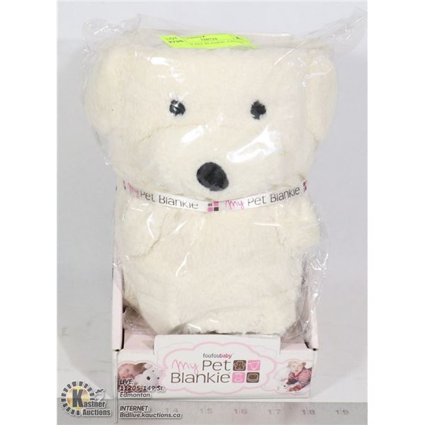 NEW- MY PET BLANKIE -CREAM