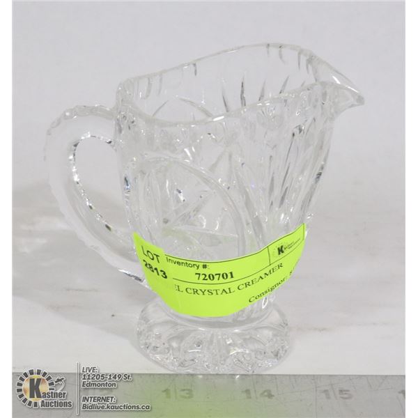 PINWHEEL CRYSTAL CREAMER