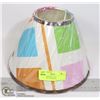 Image 1 : NEW- LAMPSHADE 10X7 PINK/BROWN DIAMOND