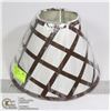 Image 1 : NEW- LAMPSHADE 10X7 BROWN/BEIGE