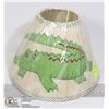 Image 1 : NEW- LAMPSHADE 10X7 BEIGE ALLIGATOR