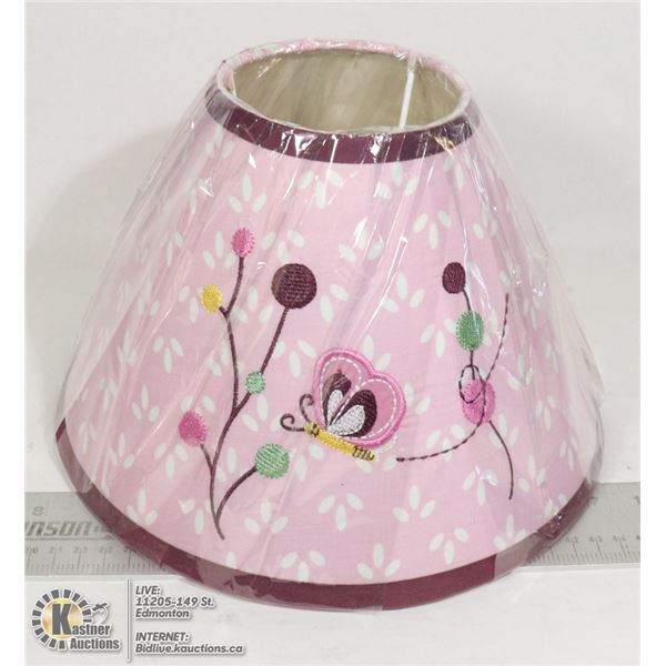 NEW- LAMPSHADE 10X7 PINK ANIMAL