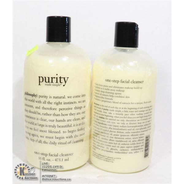 TWO BOTTLES OF PURITY ONE STEP FACIAL CLEANSER