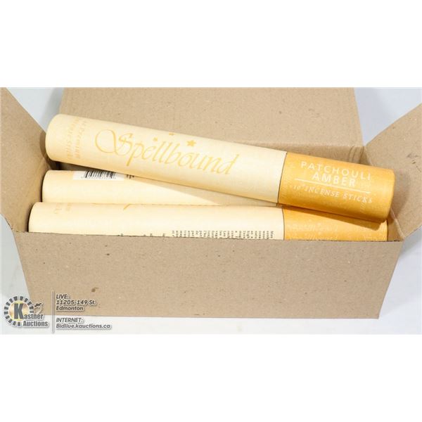 CASE OF SPELLBOUND INCENSE AMBER