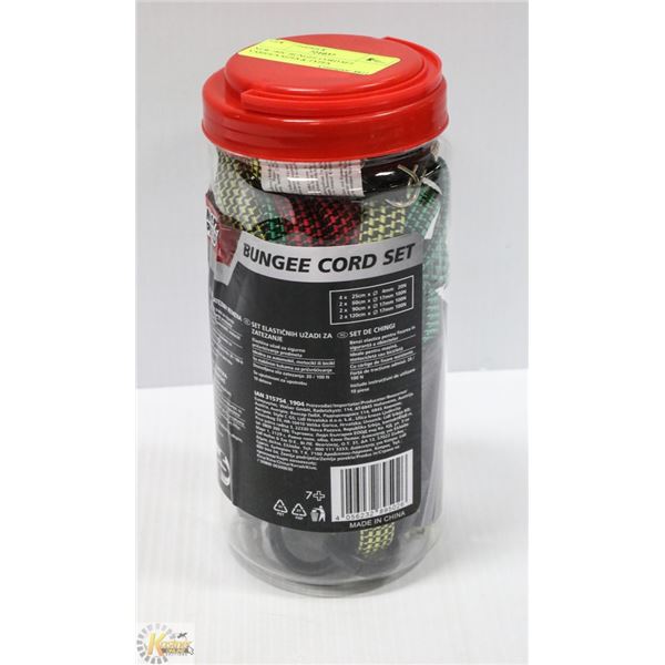 NEW 18PC BUNGEE CORD SET VARIOUS SIZES & TYPES