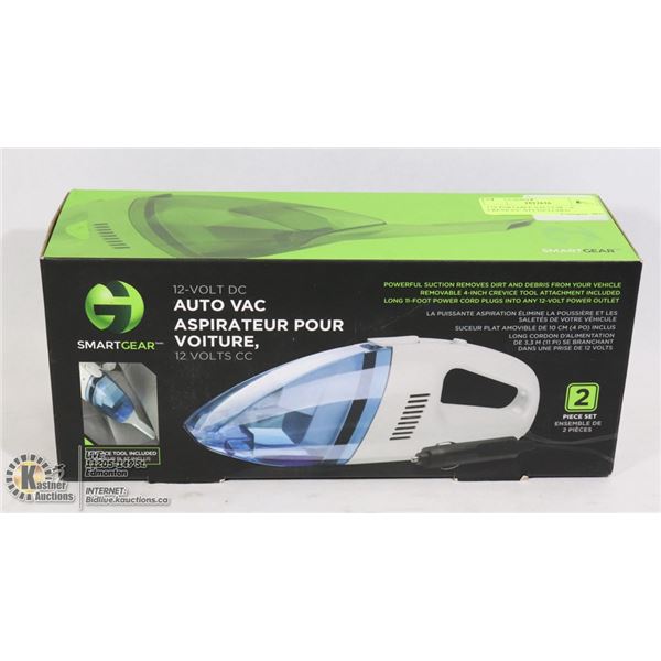 12V PORTABLE VACUUM + 4” CREVICES’ ATT INCLUDED