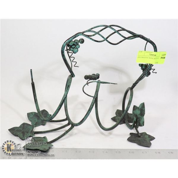 DECORATIVE WINE BOTTLE HOLDER