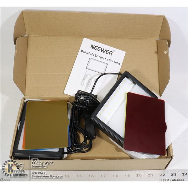 NEEWER PORTABLE LED PHOTOGRAPHY/ VIDEOGRAPHY
