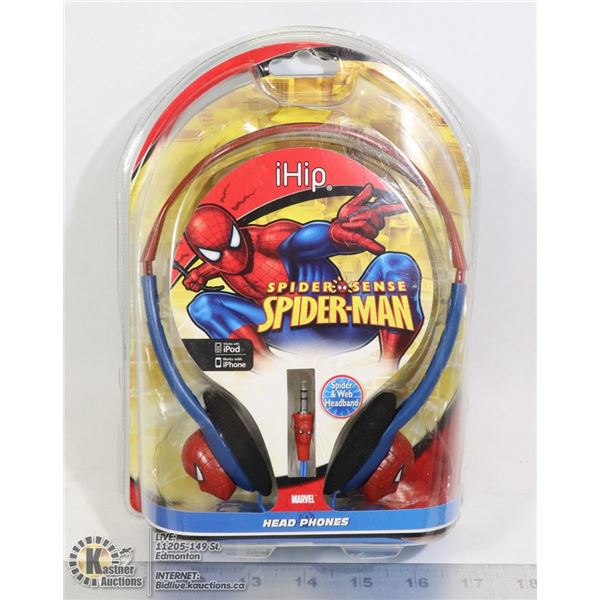 SPIDER MAN HEADPHONES NEW