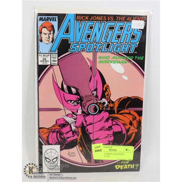 MARVEL COMICS AVENGERS SPOTLIGHT #25