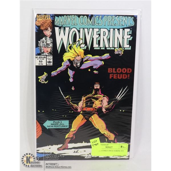 MARVEL COMICS WOLVERINE #53
