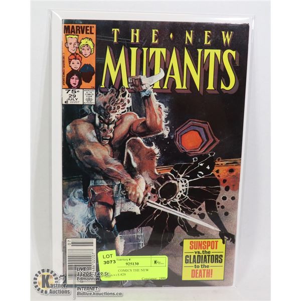 MARVEL COMICS THE NEW MUTANTS #29