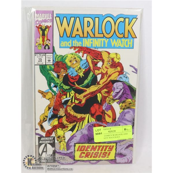 MARVEL COMICS WARLOCK AND THE INFINITY WATCH #15