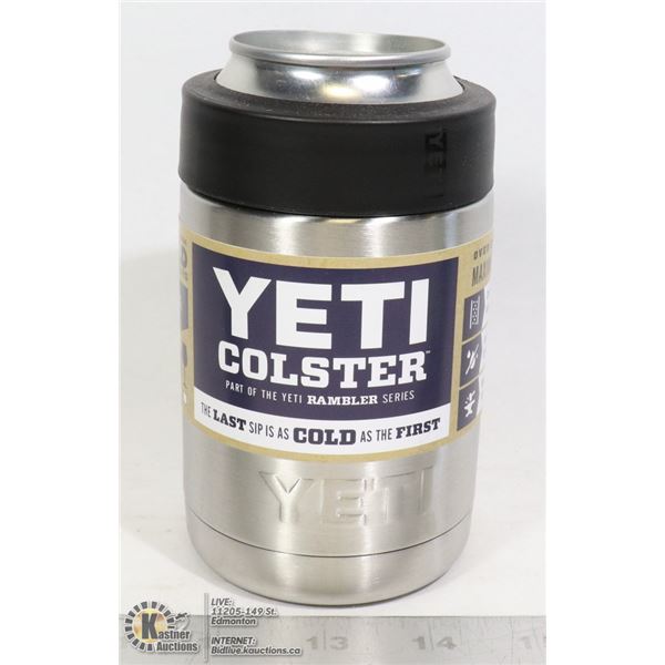 YETI COLSTER INSULATED STAINLESS STEEL NO SWEAT