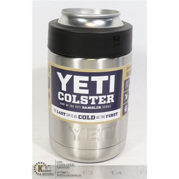 YETI COLSTER INSULATED STAINLESS STEEL NO SWEAT