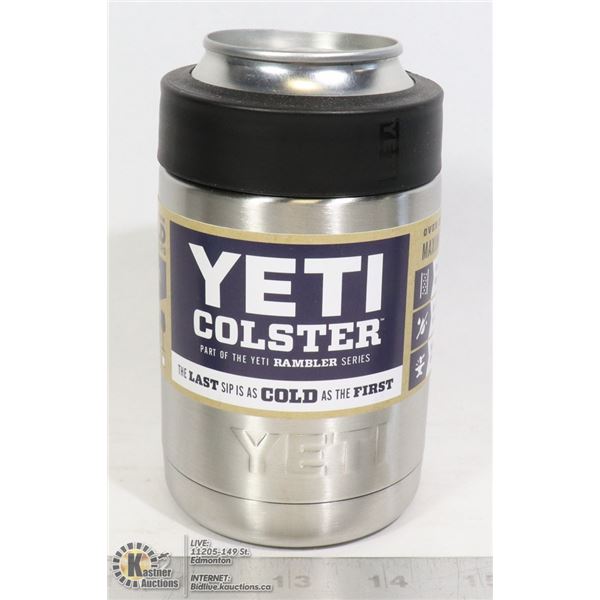 YETI COLSTER INSULATED STAINLESS STEEL NO SWEAT