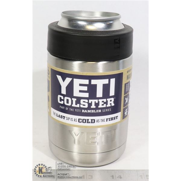 YETI COLSTER INSULATED STAINLESS STEEL NO SWEAT