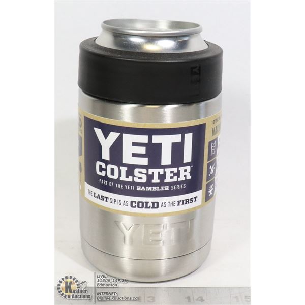 YETI COLSTER INSULATED STAINLESS STEEL NO SWEAT
