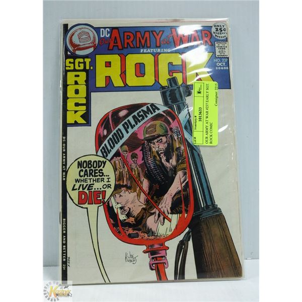 OUR ARMY AT WAR #237 EARLY SGT. ROCK COMIC