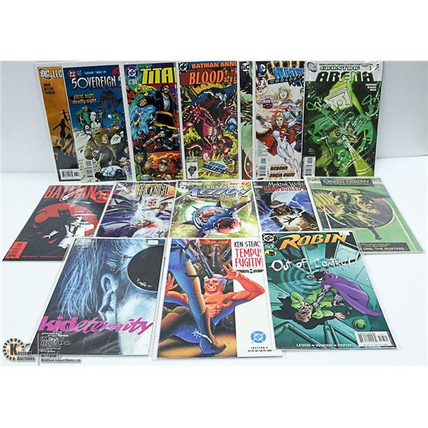 BOX OF 15 RANDOM ASSORTED DC COMICS