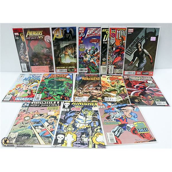 BOX OF 15 RANDOM ASSORTED MARVEL COMICS