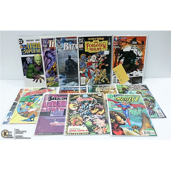 BOX OF 15 RANDOM ASSORTED DC COMICS