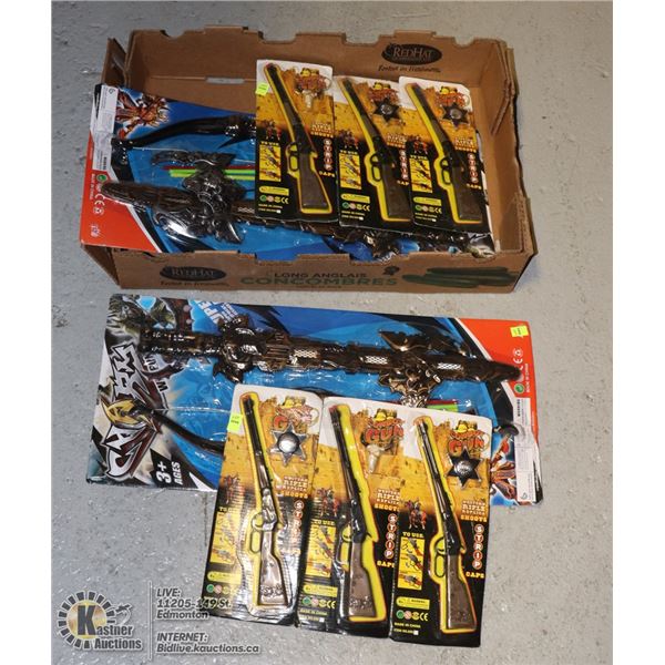 FLAT OF ASSORTED KIDS GUN TOYS