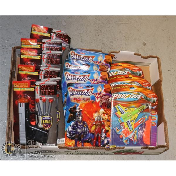 FLAT OF KIDS GUN TOYS
