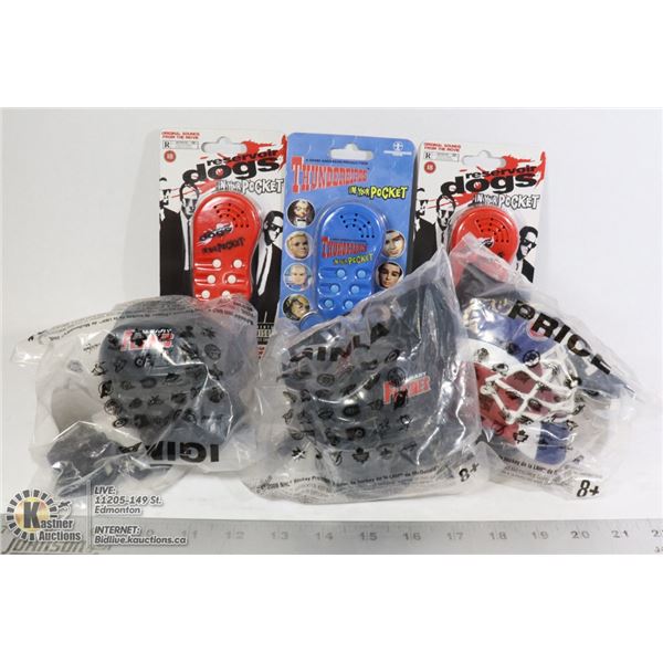 UNCLAIMED BOX OF SPORTS COLLECTIBLES AND MORE