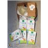 Image 1 : BOX WITH TWO BAGS OF SOAP AND 5 BOXES OF