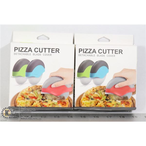 LOT OF TWO PIZZA CUTTERS